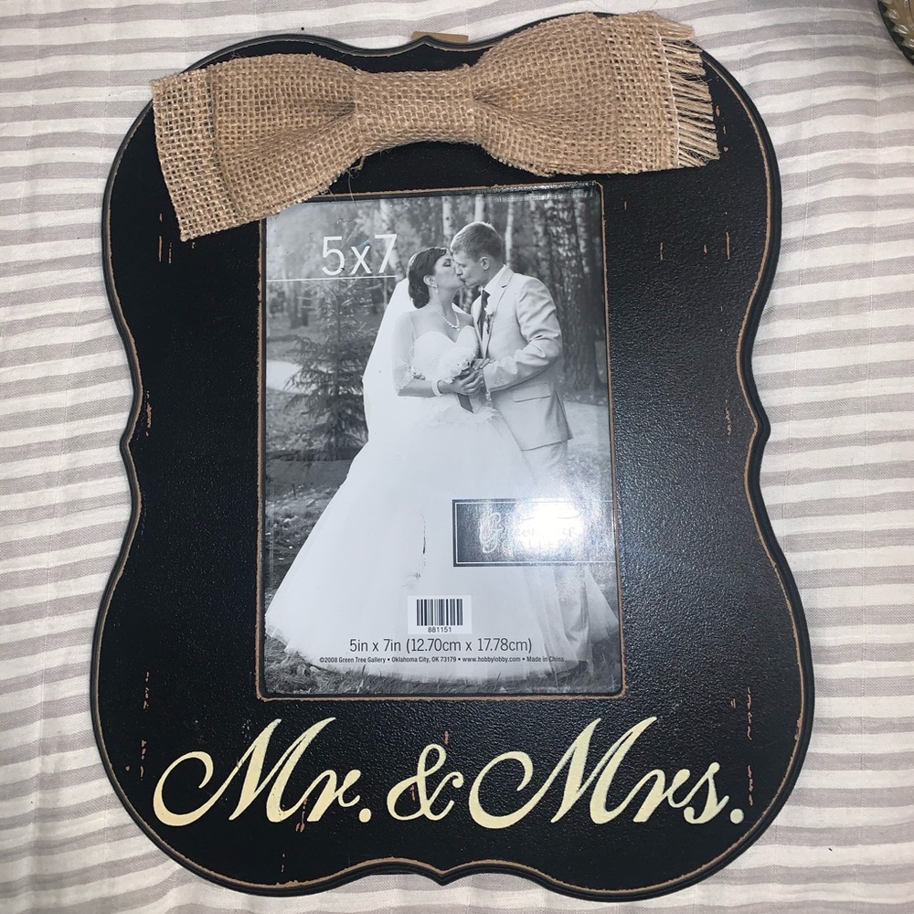 Picture frame- Mr. And Mrs.